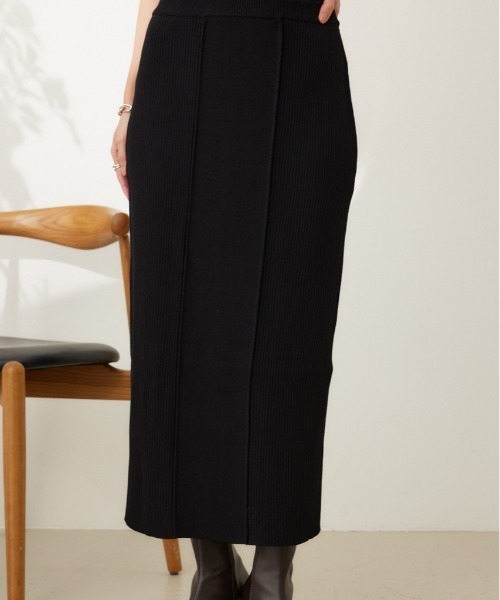crie conforto スカート リブ切り替えニットスカート : ZOZOTOWN crie conforto スカート リブ切り替えニットスカート : ZOZOTOWN