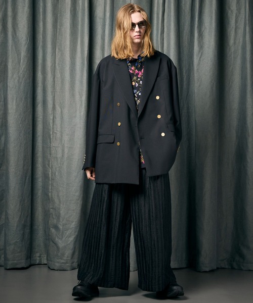 新品タグ付 MAISONSPECIAL Two-Tuck Buggy Pants LIMITED EDITION】Dress-Over Two-Tuck Buggy Pants