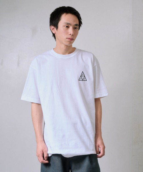 HUF tシャツ HUF/ハフ BACKPRINT TREE TRIANGE LOGO Tシャツ