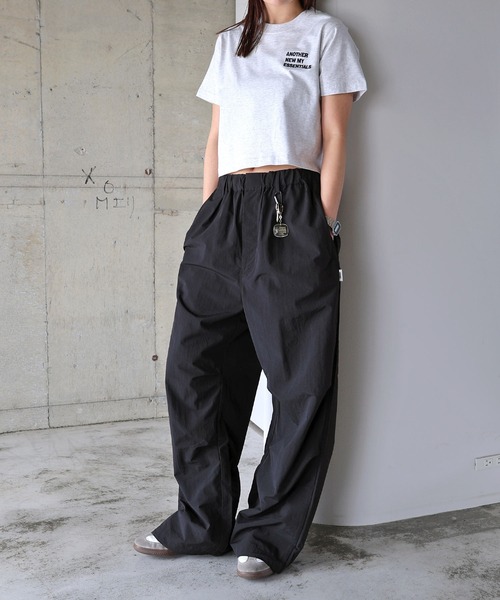 ANME パンツ 接触冷感/UVカット(UPF50＋)/2wayナイロンパンツ