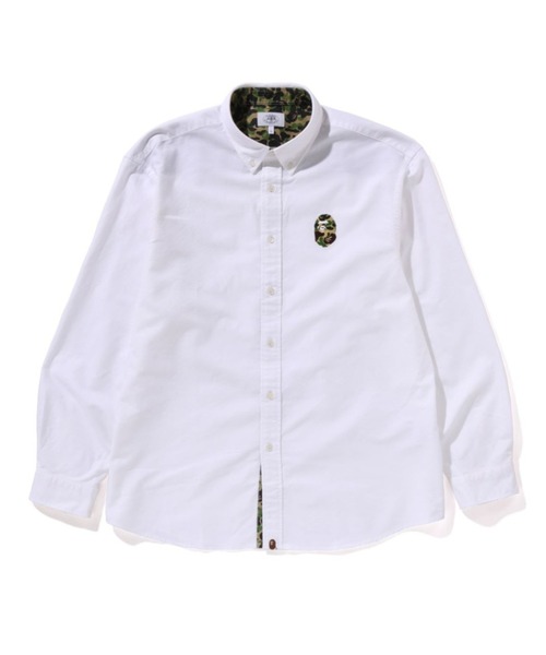 A BATHING APE シャツ ABC CAMO ONE POINT RELAXED FIT SHIRT メンズ 