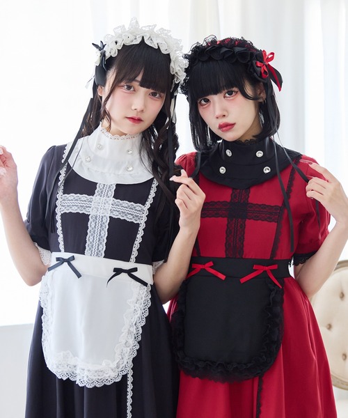 DearMyLove ワンピース ナースメイドレースワンピース