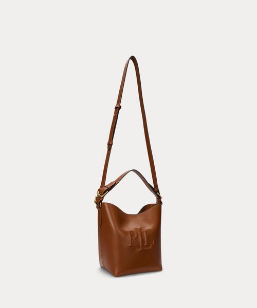 LAUREN RALPH LAUREN☆Witley ミディアム バケットバッグ 送料込 LAUREN RALPH ハンドバッグ レザー ミディアム Witley バケット