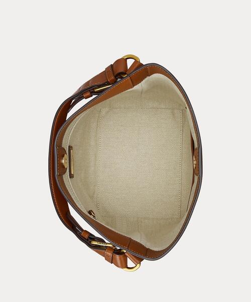 LAUREN RALPH LAUREN☆Witley ミディアム バケットバッグ 送料込 LAUREN RALPH LAUREN キャンバス ミディアム Witley バケット