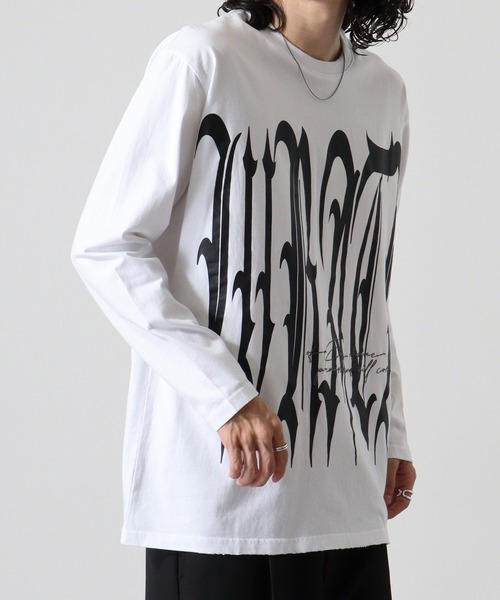 RE730 tシャツ Big logo long sleeve T-shirt / ビックロゴロンT