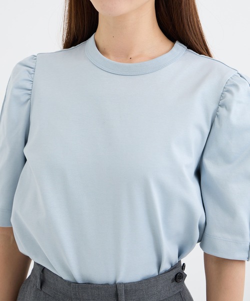 CINOH（チノ） tシャツ 「CINOH/チノ」別注 PUFF SLEEVE TOP