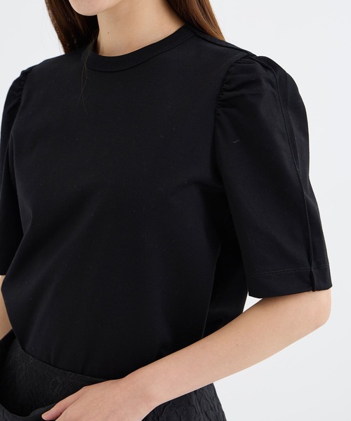 tシャツ 「CINOH/チノ」別注 PUFF SLEEVE TOP/パフスリーブトップス/Tシャツ レディース CINOH/チノ】別注 PUFF SLEEVE TOP/パフスリーブトップス/T