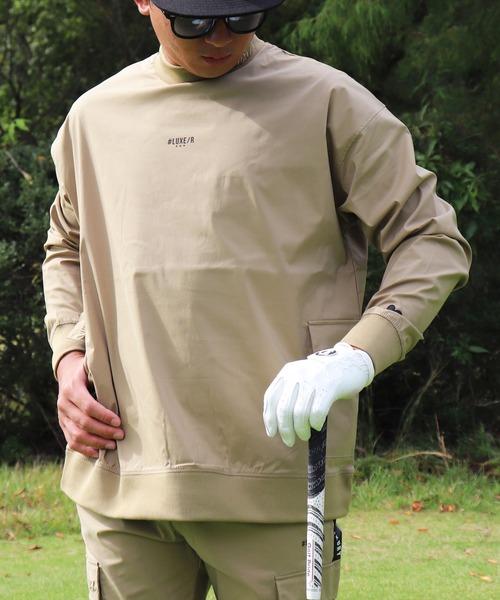 トレーナー スウェット (RM)「LUXE/R GOLF」ストレッチ ブロード