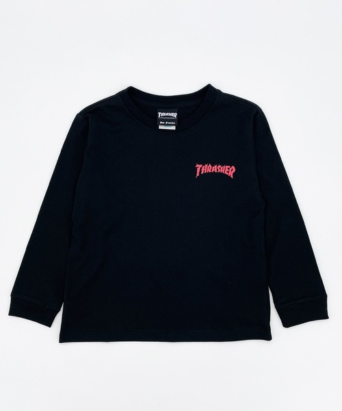 にゃターシャ THRASHER tシャツ THRASHER/スラッシャー キッズ ロンT DESI