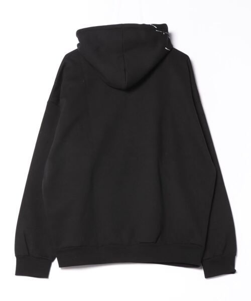 パーカー a.p.o.v. ペイントスウェットポンチプルオーバーパーカー
