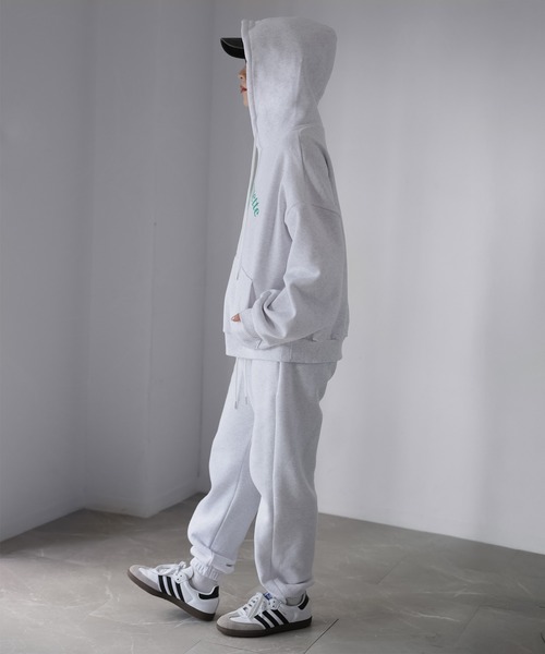 バーバリー ロゴ　スウェット　セット Riberry（リベリー） セットアップ 裏起毛パーカー/ロゴスウェット