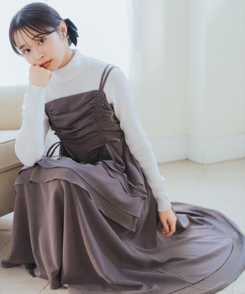 WILLSELECTION（ウィルセレクション） ワンピース ティアードギャザー