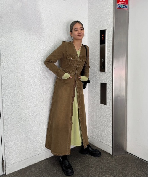 Ameri（アメリ） ワンピース DEFORMATION COLLAR CUT DRESS : ZOZOTOWN 