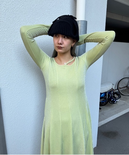 Ameri（アメリ） ワンピース DEFORMATION COLLAR CUT DRESS : ZOZOTOWN 