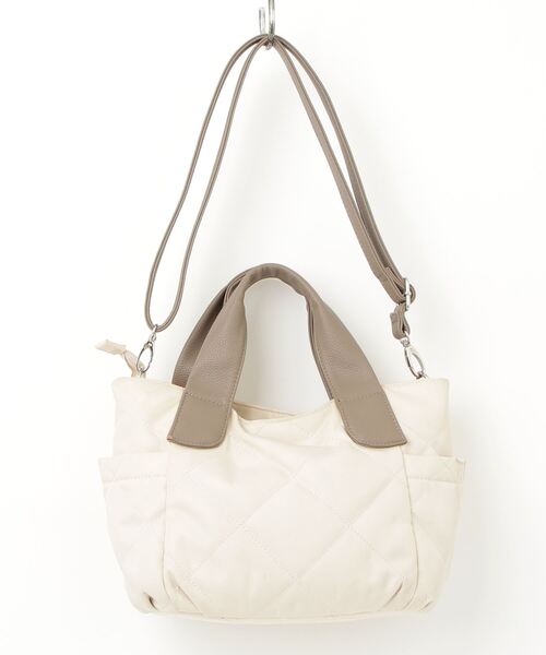 「VitaFelice」 2WAYバッグ FREE オフホワイト レディース_画像2