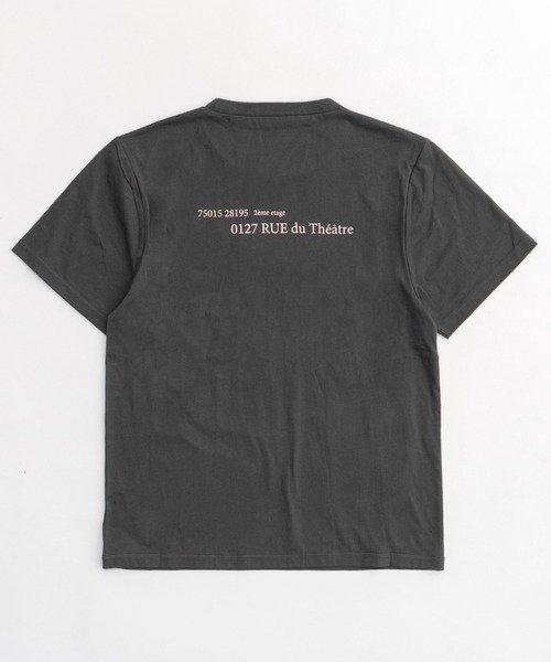 「MAISON SPECIAL」 半袖Tシャツ FREE チャコールグレー レディース MAISON SPECIAL 「MAISON SPECIAL」 半袖Tシャツ FREE