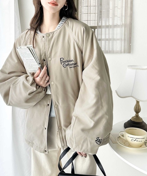 「Java」 ジャケット LARGE ベージュ レディース_画像3