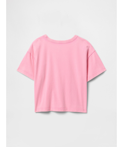 GAP フリル付きピンク半袖シャツ Gap公式オンラインストア | リブ GAPロゴTシャツ (キッズ)