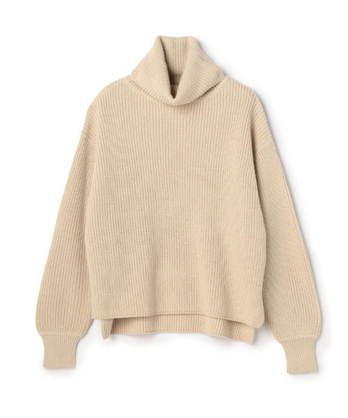 「N.O.R.C」 タートルネックニット S size キャメル レディース_画像4