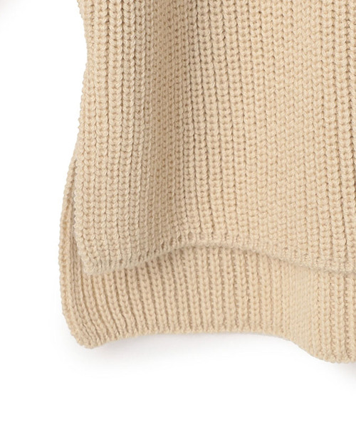 「N.O.R.C」 タートルネックニット S size キャメル レディース_画像8