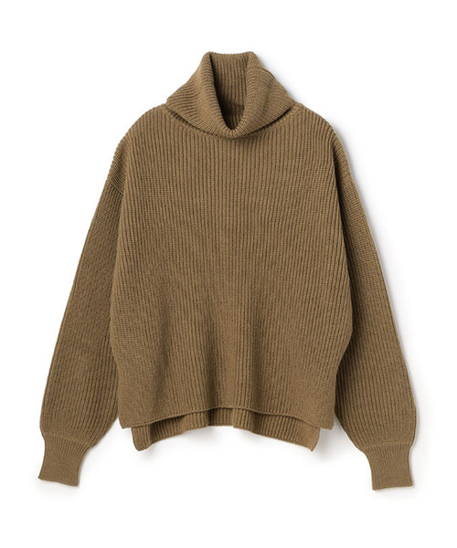 「N.O.R.C」 タートルネックニット S size キャメル レディース_画像9