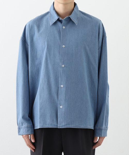 新品未使用品 SEEALL シーオール　フリンジミリタリーシャツ SEEALL シャツ 「SEEALL / シーオール」REGULAR COLLAR SHIRTS