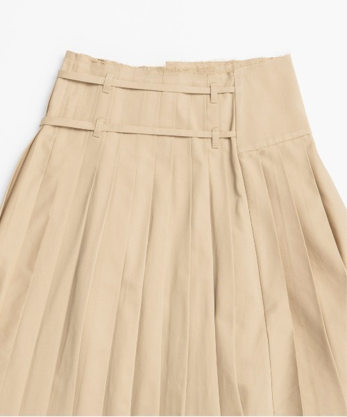 スカート maison special Pleats Wrap Mini Skirt MAISON SPECIAL スカート Wrap Pleated Skirt/ラッププリーツ