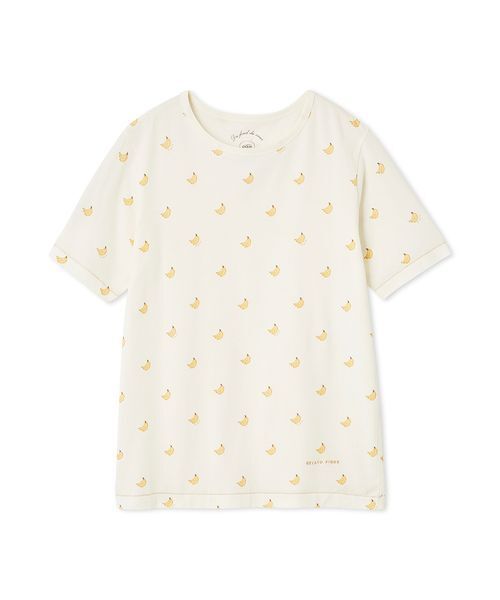 gelato pique パジャマ ルームウェア バナナ柄Tシャツ