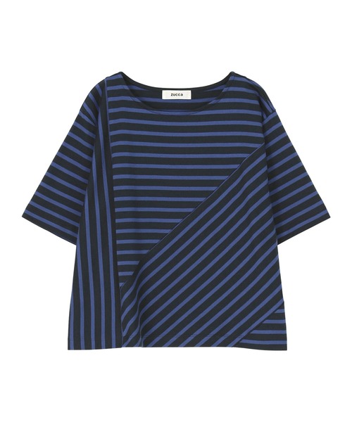 ズッカ マリンボーダーTシャツ ZUCCa tシャツ マリンボーダー / Tシャツ S レディース