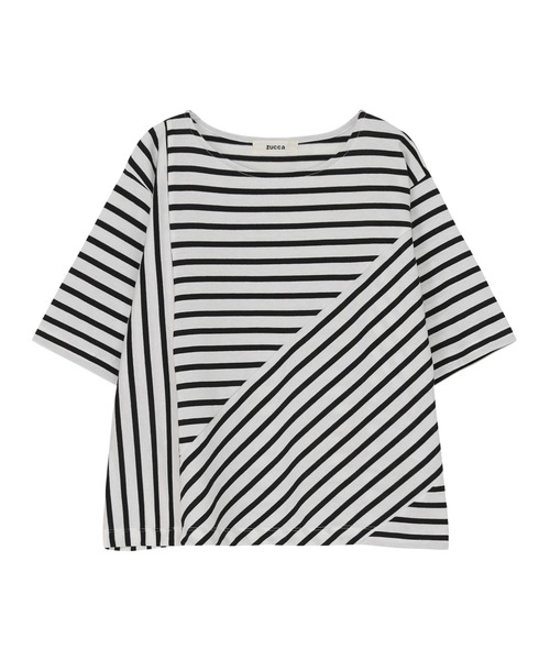 ズッカ マリンボーダーTシャツ ZUCCa tシャツ マリンボーダー / Tシャツ S レディース