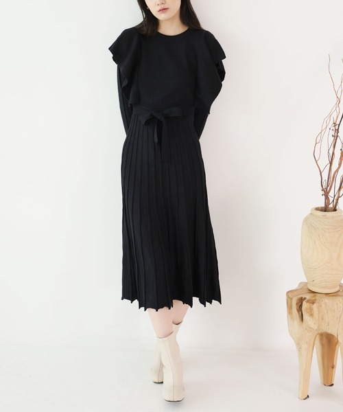 「Ulysses」 「Girly Doll」長袖ワンピース F モカ レディース_画像6