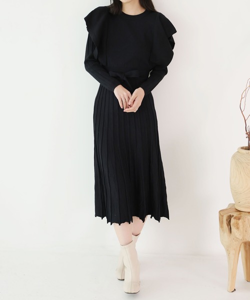 「Ulysses」 「Girly Doll」長袖ワンピース F モカ レディース_画像7