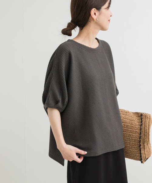 tシャツ 2WAYオープンヨークRIB プルオーバー レディース URBAN RESEARCH DOORS tシャツ ヨコタックサカリバープル