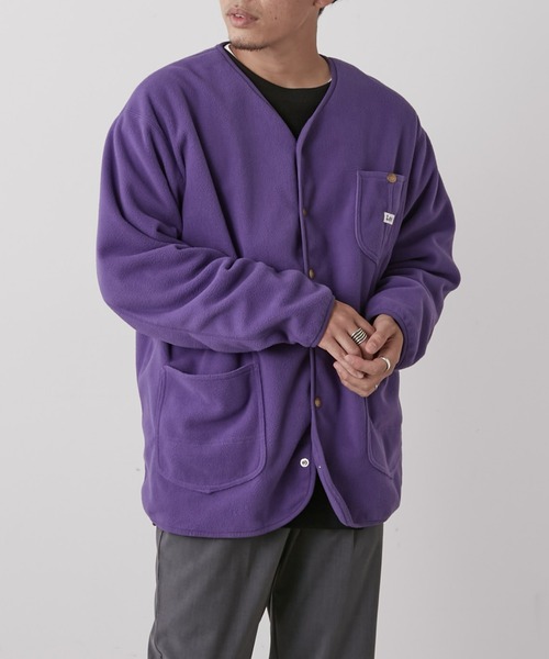 「Lee」 カーディガン L パープル メンズ_画像5