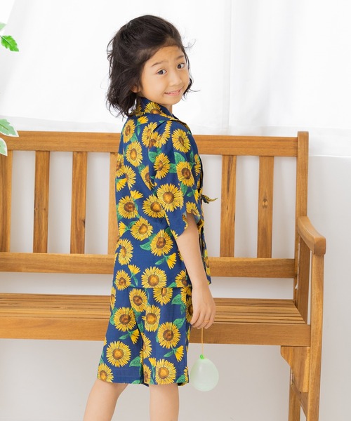 chil2 甚平 浴衣 綿100％ 甚平 上下セット キッズ 子供 男の子