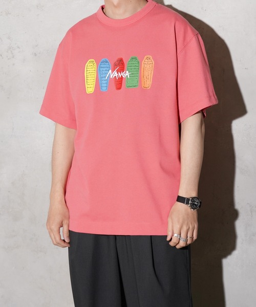 NANGA（ナンガ） tシャツ ECO HYBRID TEE(SB PT) エコハイブリッド