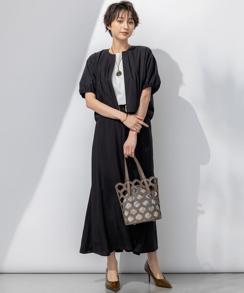 23区 ブルゾン アウター 「撥水性/接触冷感」ストレッチライト