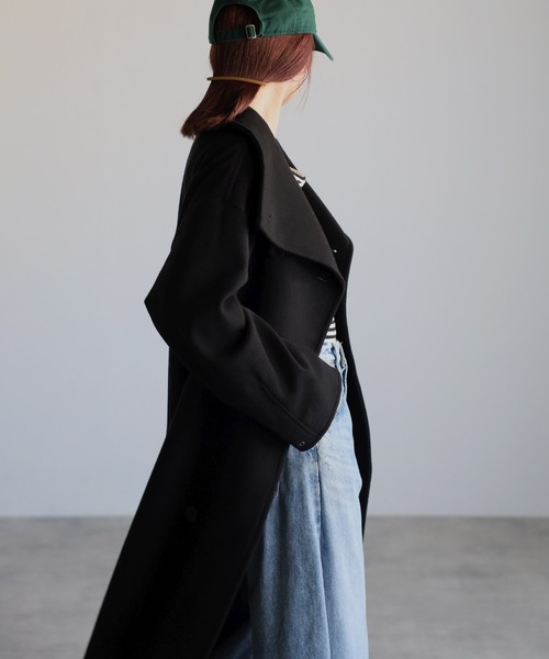 Bonjour Sagan（ボンジュールサガン） コート L ブラック レディース