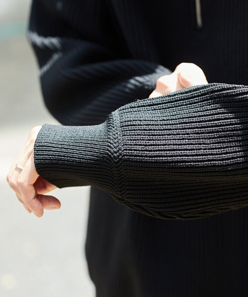 「FREAK'S STORE」 長袖ニット LARGE オレンジ メンズ