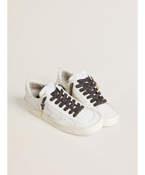 美品GOLDEN  スニーカー2足シューレース付き GOLDEN GOOSE（ゴールデングース） シューレース ルレックス GOLDEN