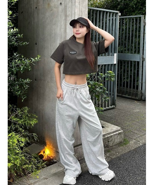 Darich tシャツ ロゴプレートショートTシャツ レディース