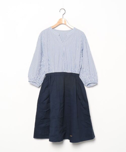 BLUE LABEL CRESTBRIDGE ワンピース 38 BLUE LABEL CRESTBRIDGE 「BLUE CRESTBRIDGE」 長袖ワンピース