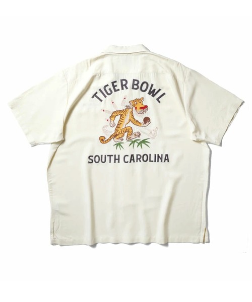 HOUSTON シャツ 「HOUSTON ヒューストン」TIGER BOWL EMB
