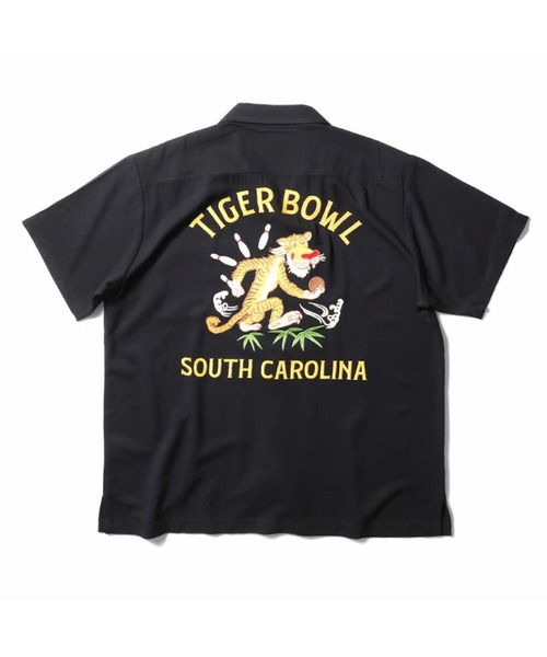 HOUSTON シャツ 「HOUSTON ヒューストン」TIGER BOWL EMB