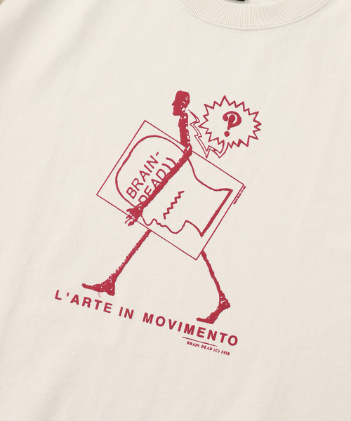 【BRAIN DEAD】ブレインデッド Movimento Tee BRAIN DEAD tシャツ / ブレインデッド MOVIMENTO T-SHIRT メンズ