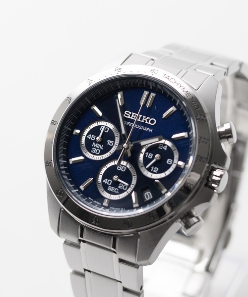 SEIKO クロノグラフ 時計 金属ベルト SEIKO 腕時計 「60」」「ITN」「SEIKO」 クオーツ クロノグラフ