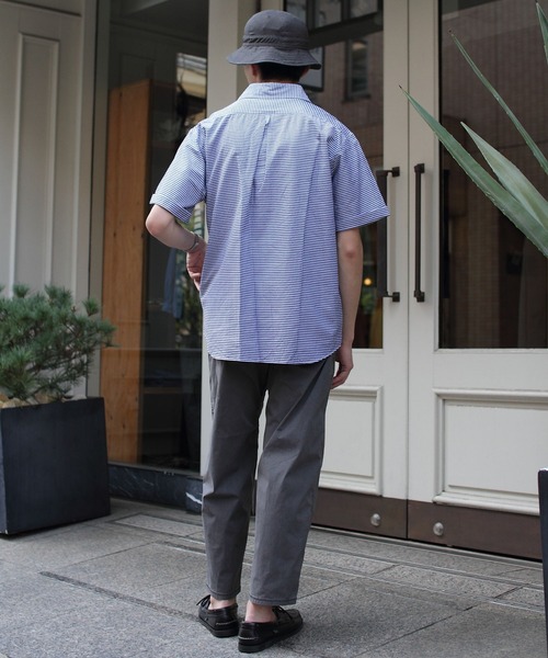 Danton 「DANTON」 半袖シャツ 44 ネイビー メンズ : ZOZOTOWN