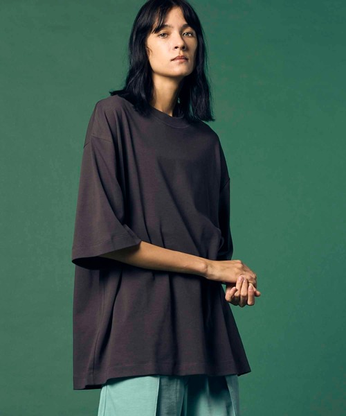 MAISON SPECIAL クルーネックTシャツ UNISEX》Mercerize Cotton Dress-Fit Crew Neck T-shirt