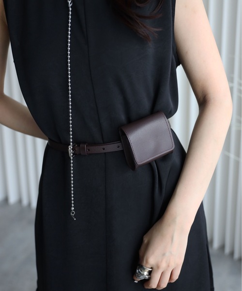 YENNA ウエストポーチ ウエストバッグ ミニウエストポーチベルト