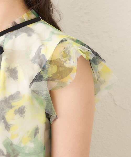 エスケープフラワーリボンブラウス any ribbon blouse～ｴﾆｰﾘﾎﾞﾝﾌﾞﾗｳｽ | flower／フラワー公式通販